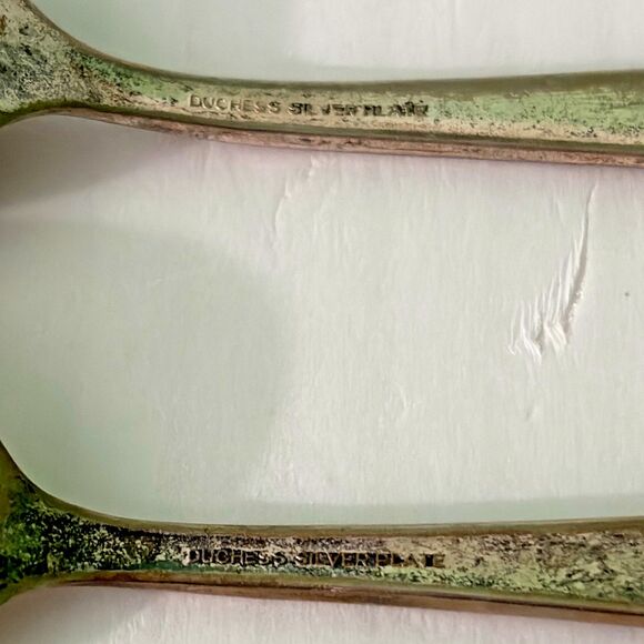 Charlie McCarthy Spoons Silver Plated Set 2 Dutchess Collectible Vintage - Picture 4 of 4